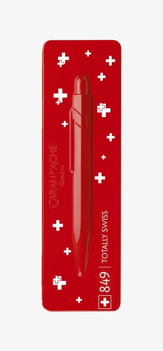 Actual product image Caran d'Ache 849 Totally Swiss mit Etui (White, Red, 1 x)