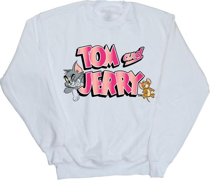 Tom & Jerry Gradient Logo Sweatshirt Mädchen