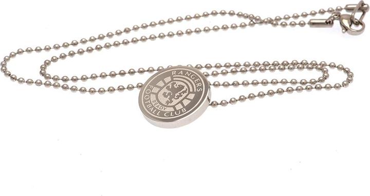 Produktbild Rangers FC Wappen Halskette mit Anhänger Edelstahl (100% synthetisches Material)