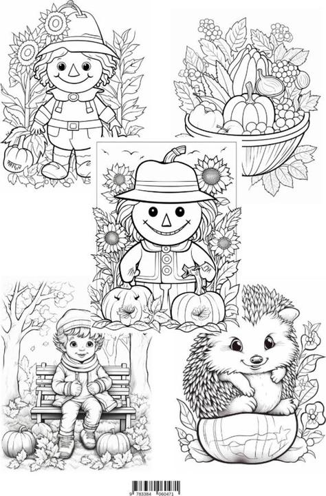 Actual product image Herbstliche Träume: Malbuch für neugierige Kinder