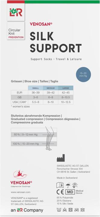 Immagine prodotto Venosan A-D Support Socks navy (M)