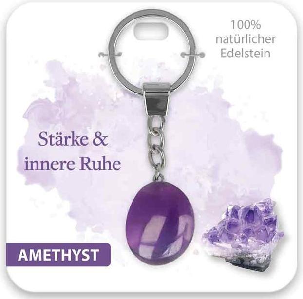 BB Klostermannn Schlsselanhnger Edelstein Amethyst