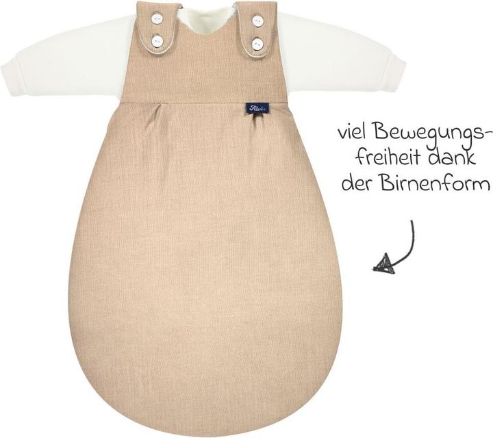 Produktbild Alvi Schlafsäcke Schlafsack Baby-Mäxchen 4 Season Mull - Sand-Beige (Ganzjahr)