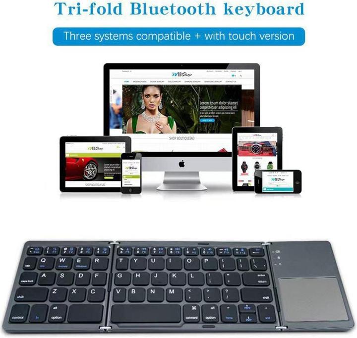 Image du produit CoreParts Clavier sans fil pliable (US, Sans fil)