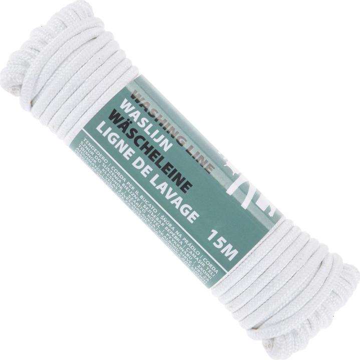 Image du produit Excellent Houseware Corde à linge polyester 15mtr blanc