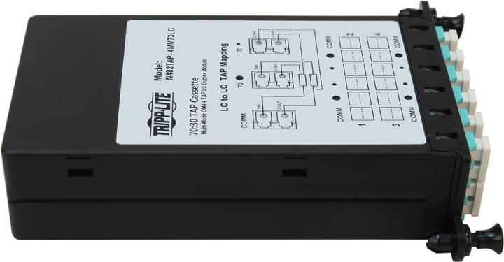 Actual product image Eaton TRIPPLITE Fibre TAP Cassette - Multimode 4x Duplex LC 70/30 Split