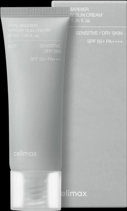 Actual product image Celimax Dual Barrier - Watery Sun Cream Spf50+ Pa++++ (Suntan cream, SPF 50+, 40 ml)