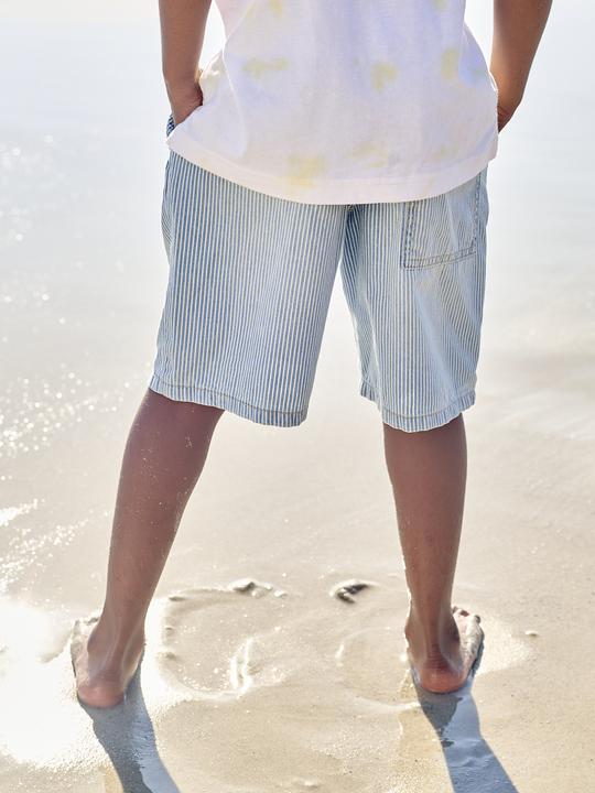Image du produit Vertbaudet Jungen Jeans-Shorts mit Dehnbund, Bundweite verstellbar (134)