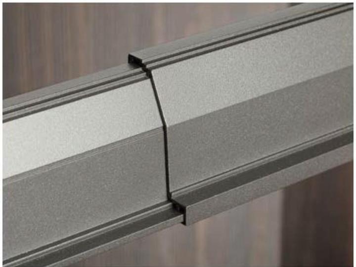 Actual product image Servetto Pull-out frame front/rear profile Papillon 560 - 800 mm anthracite (1 pcs.)