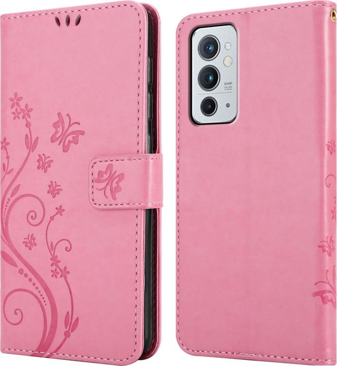 Produktbild Cadorabo Flower Book Hülle (OnePlus 9RT 5G)