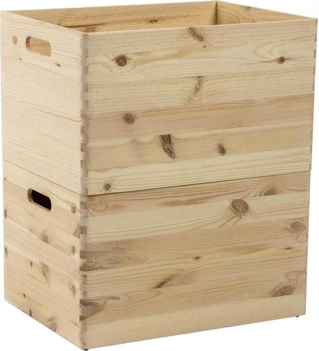 Produktbild Holz Zollhaus Stapelbox (30 x 40 x 23 cm, 27.50 l)