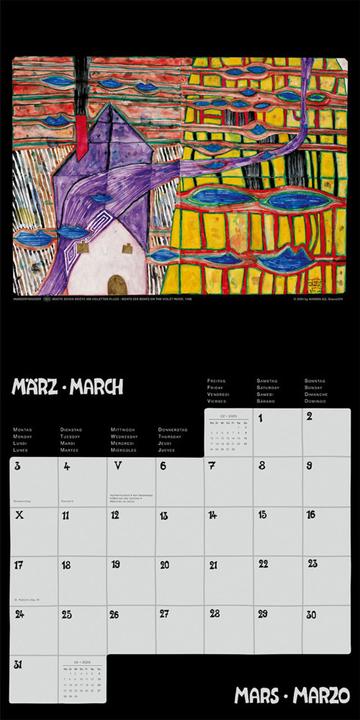 Produktbild Hundertwasser Broschürenkalender Art 20 (30 x 30 cm, Deutsch)