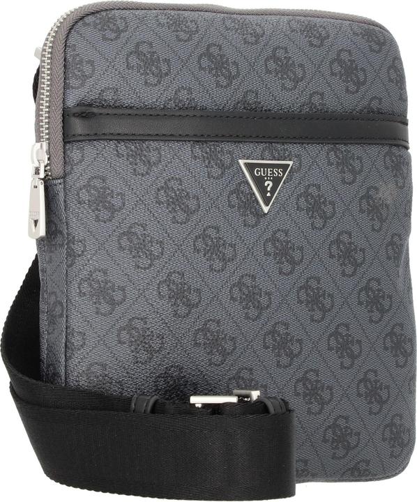 Actual product image Guess Vezzola Grain Double Crossbody Flat Shoulder Bag