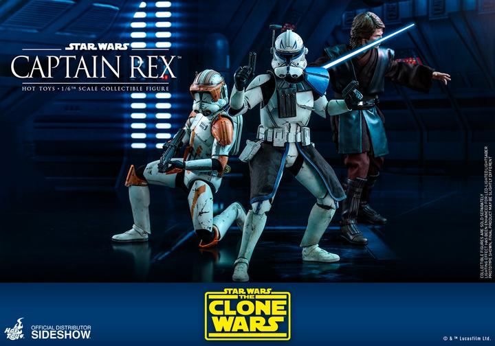Actual product image Hot Toys Star Wars - The Clone Wars "Captain Rex" 1/6 action figure