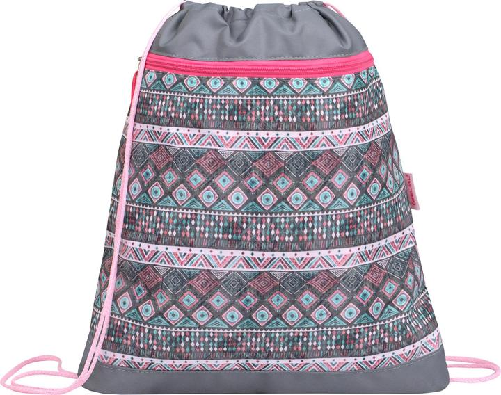 Belmil MINI FIT Schulrucksack 4-teiliges-Set Horse Aruba Blue (17 l)
