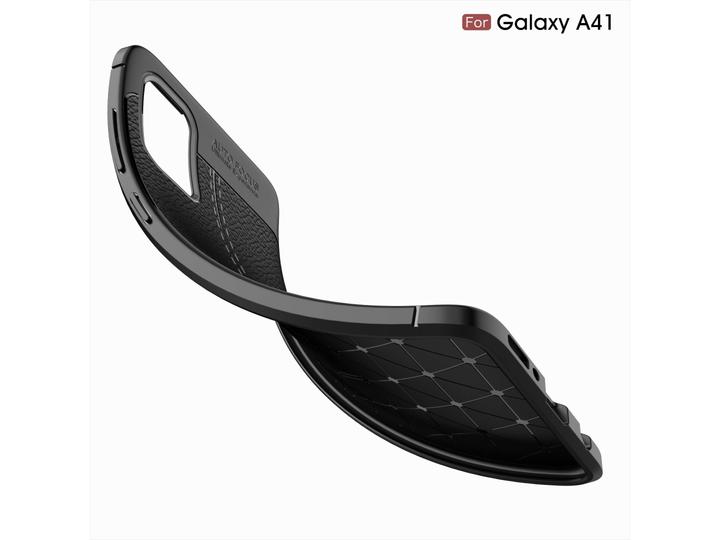 Produktbild Screenguard Samsung Galaxy A41 Hülle Leather Design TPU Cover (Samsung Galaxy A41)