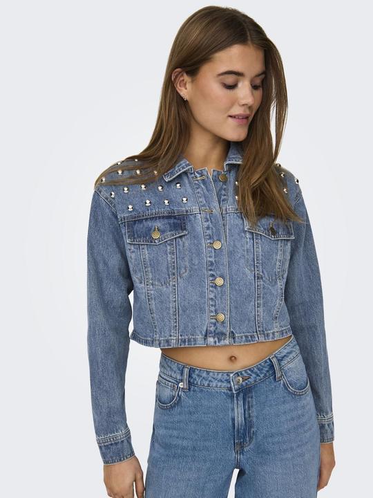 Produktbild Only Fly-Away Kragen Jacke Jeansjacke (M)