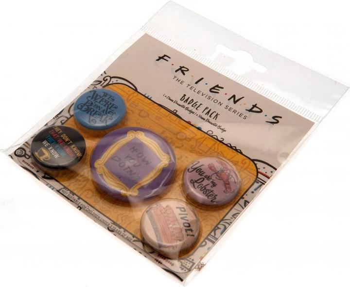 Actual product image Friends Badge 6Pack