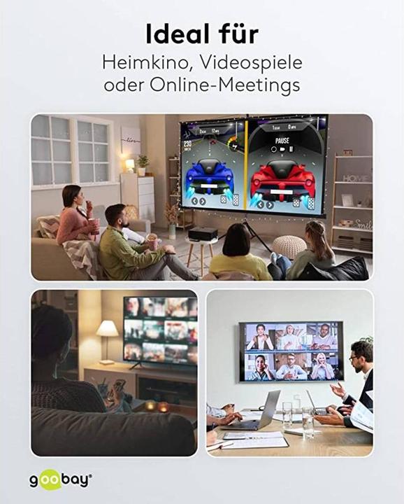 Produktbild Goobay HDMI-Umschaltbox 3 auf 1 4K @ 60 Hz