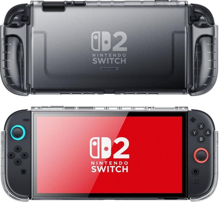 Produktbild Supcase Crystal Case für Nintendo Switch 2 - Transparent Schwarz (Switch 2)