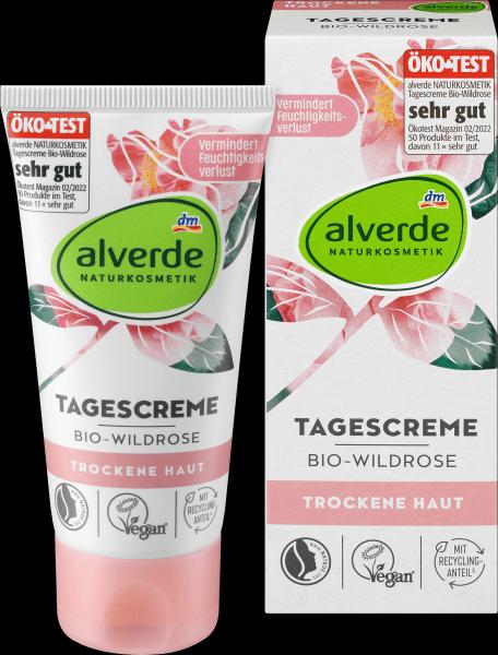 dm alverde Bio-Wildrose (50 ml, Tagescreme)
