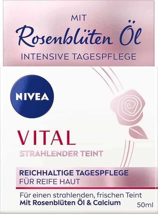 Produktbild NIVEA Vital Anti-Age Tagespflege strahlender Teint Topf 50 ml (50 ml, Tagescreme)