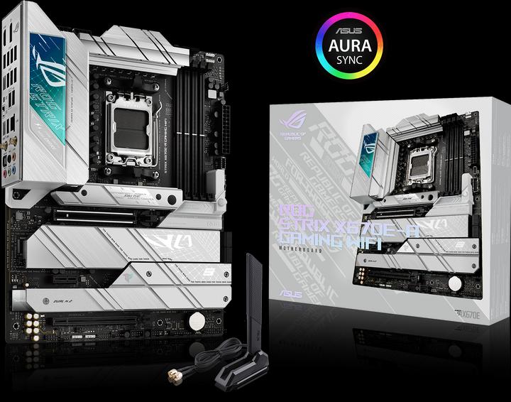 Actual product image ASUS ROG STRIX X670E-A GAMING WIFI (AM5, AMD X670E, ATX)