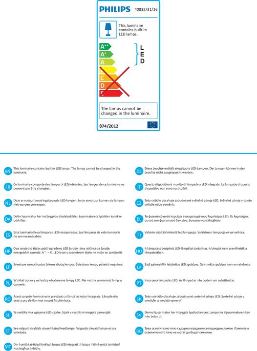 Produktbild Philips Ledino Sequens LED Deckenleuchte 3x2.5W weiss 40832/31/16