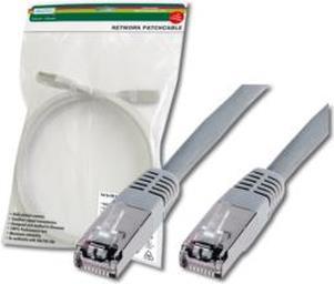 Produktbild Digitus CAT5e SF-UTP Patchk.,0,5m,Grau (SF/UTP, CAT5e, 0.50 m)