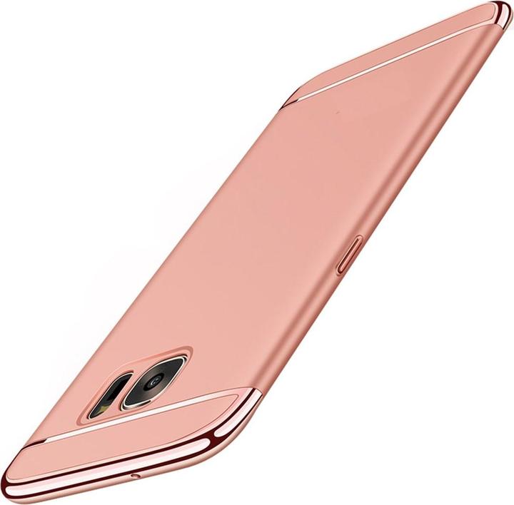 Produktbild König Design Handy Hülle Schutz Case für Samsung Galaxy A3 2017 Bumper 3 in 1 Cover Rose Gold (Samsung Galaxy A3 (2017))