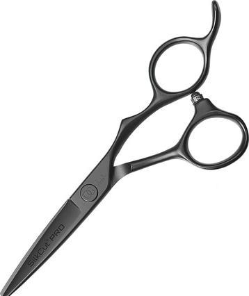 Image du produit Olivia Garden HS SilkCut PRO 5,00" RH Matt Black Ciseaux de coupe de cheveux (12.70 cm)