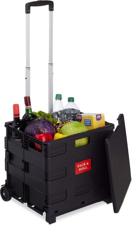 Actual product image Relaxdays Shopping trolley foldable