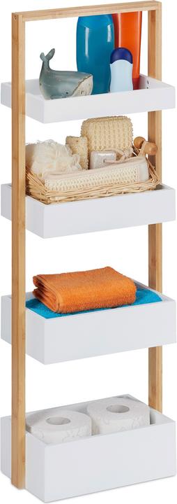 Productafbeelding Relaxdays Badkamerplank (30 x 18 x 88 cm)