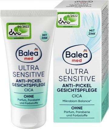 Actual product image dm Balea Med Ultra Sensitive Anti-Pimple (50 ml, 24h cream)