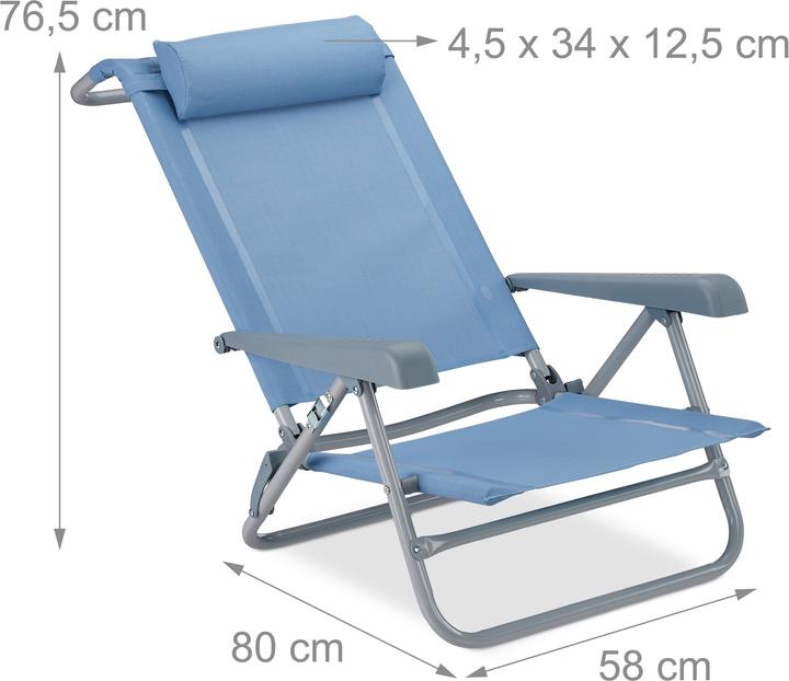 Produktbild Relaxdays Liegestuhl