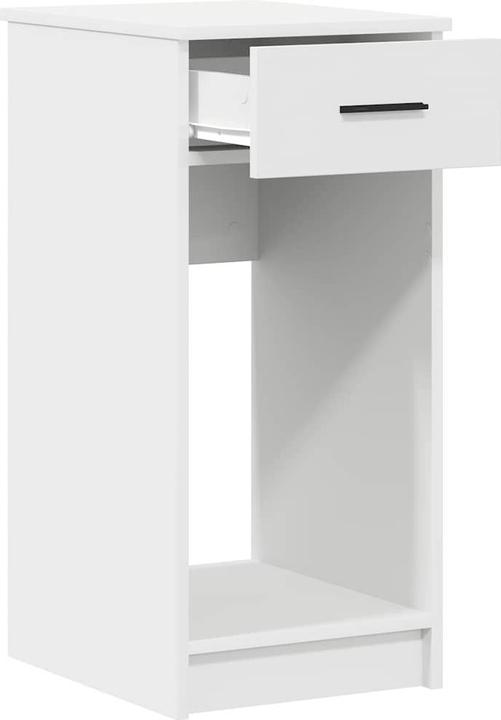 Image du produit VidaXL Armoire informatique avec tiroir Blanc 35x45x77 cm Armoire PC Support d'unité centrale (35 x 45 x 77 cm)