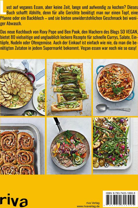 Produktbild One Pot vegan (Deutsch, Roxy Pope, Ben Pook, 2020)