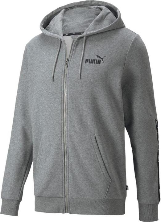 Produktbild Puma ESS+ Tape Full-Zip Kapuzenpullover TR grau 848768 03 (XL)