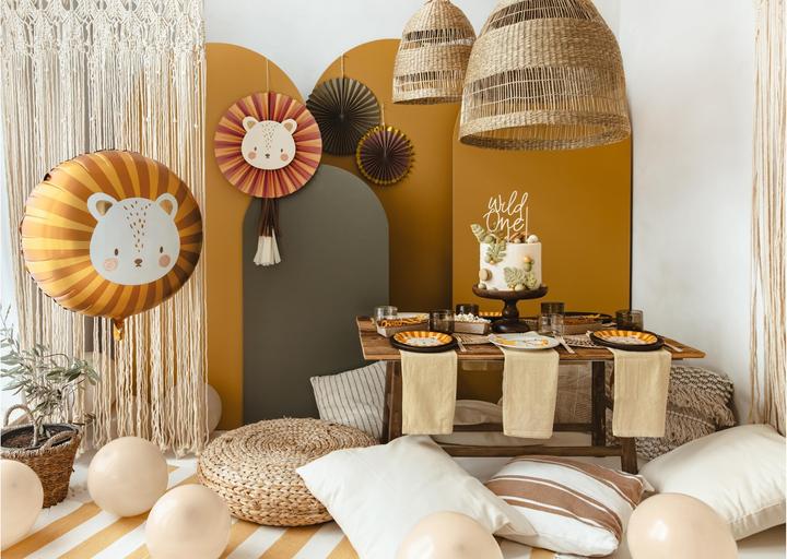 Produktbild Partydeco Folienballon Löwe 70 x 67 cm, Gelb (1 x)