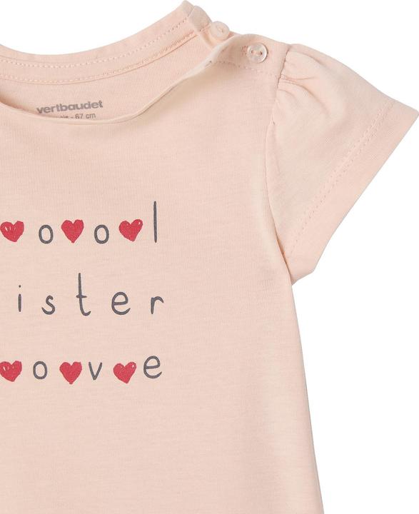 Produktbild Vertbaudet 2er-Pack Baby T-Shirts BASIC bedruckt (80)