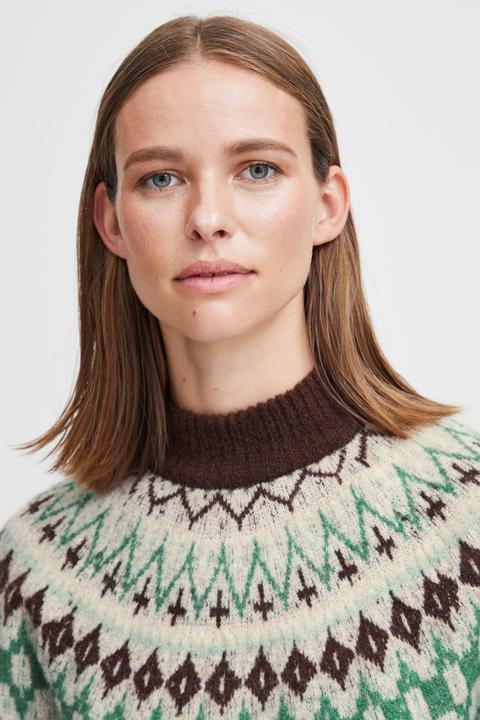 Actual product image B.young BYMARITNE JACQUARD JUMPER - 20813540 (M)