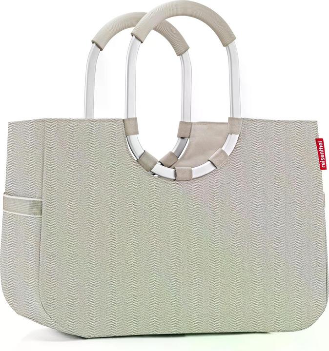 Actual product image reisenthel Shopping basket Loopshopper L Herringbone Sand