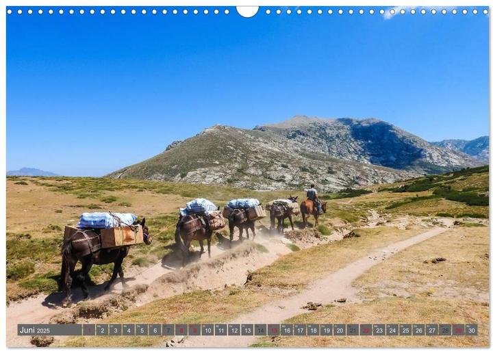 Produktbild Weitwandern auf Korsika GR 20 (Wandkalender 2025 DIN A3 quer), Monatskalender (A3, Deutsch)