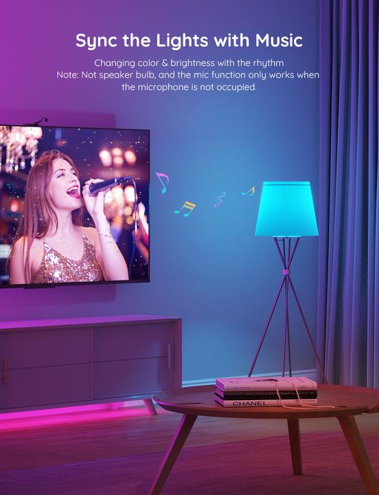 Produktbild Govee Smart Light Bulb (E27, 9 W, 800 lm, 1 x, F)
