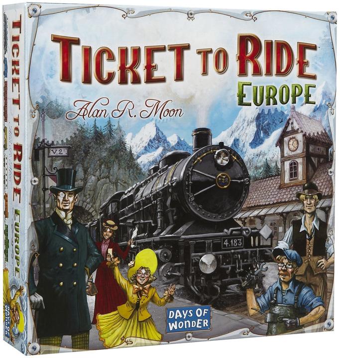 Actual product image Days of Wonder Ticket To Ride - Europe (Norwegian, Finnish, Swedish, Danish)