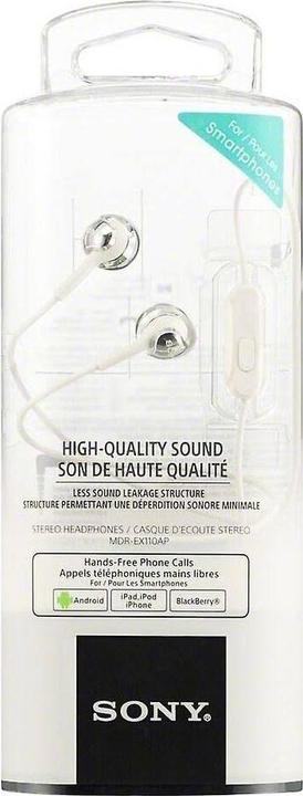 Produktbild Sony Mdr-Ex110ap (Kabelgebunden)