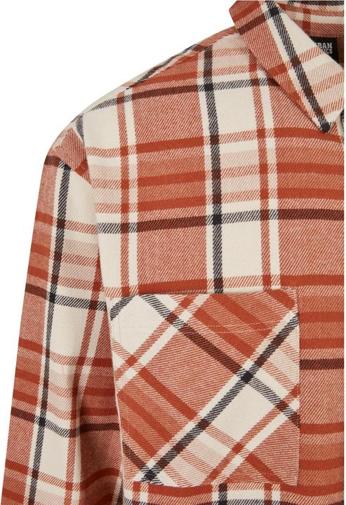 Produktbild Urban Classics Long Oversized Checked Leaves Shirt (M)