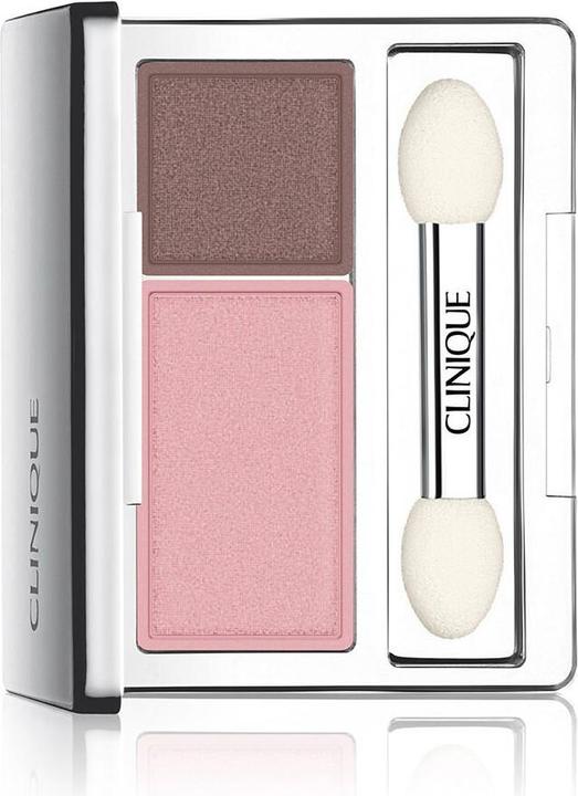 Produktbild Clinique All About Shadow Duo Lidschatten Makeup Safe For Sensitive Eyes AJ Strawberry Fudge (AJ Strawberry Fudge)