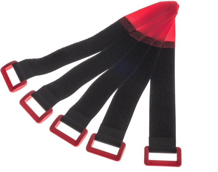 Immagine prodotto Fastech FAST-VSTRAp, nero, 25x195mm (Fascette in velcro, 195 mm, 5 pz.)