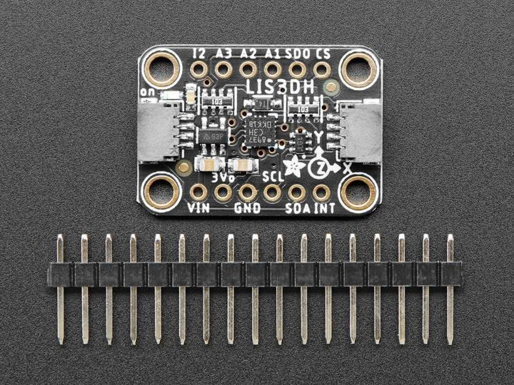 Image du produit Adafruit Accéléromètre à trois axes LIS3DH (Capteur)
